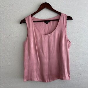 Zanella Dusty Pink 100% Silk Tank Top